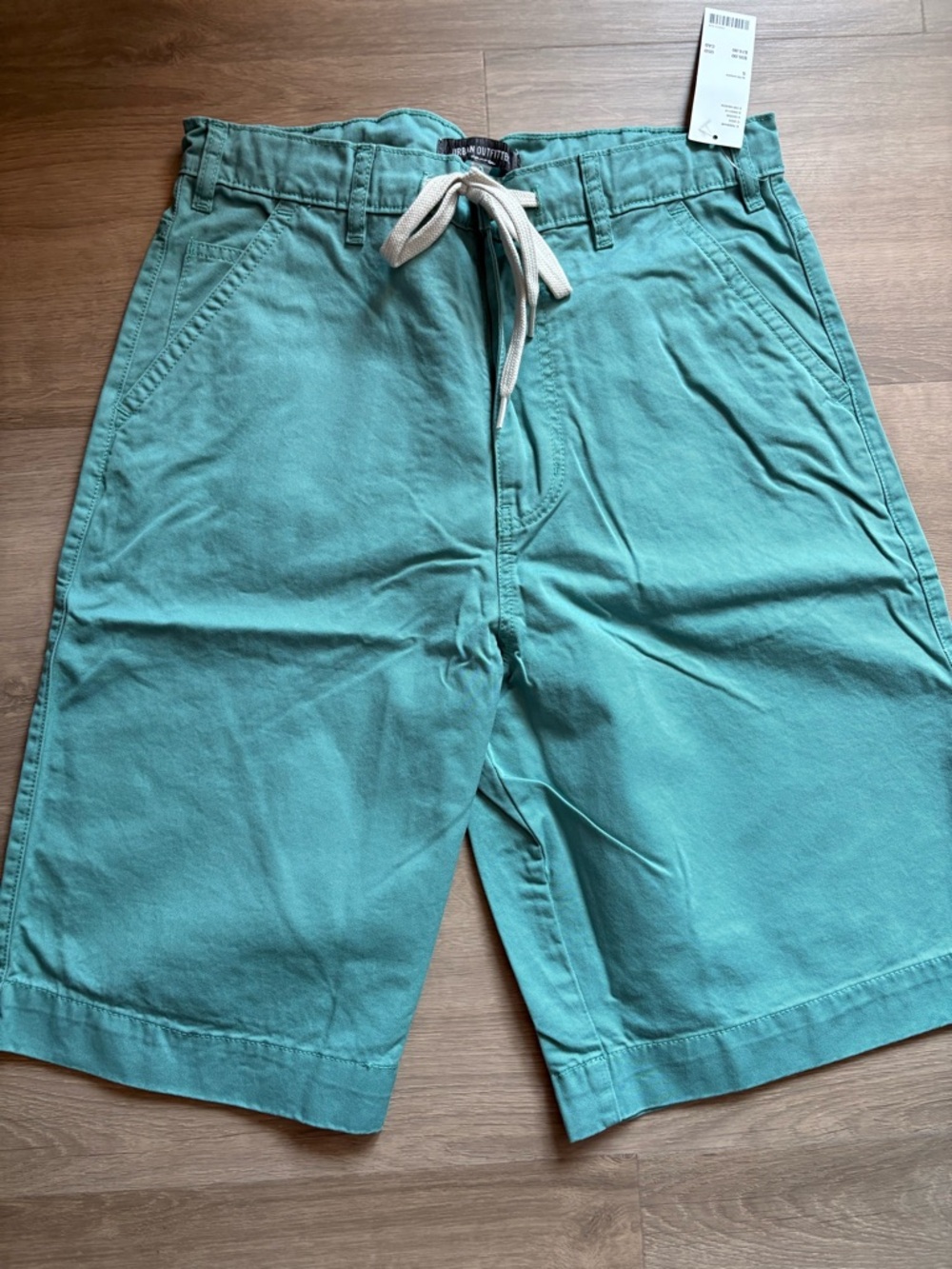NWT Teal Flat Front Casual Shorts